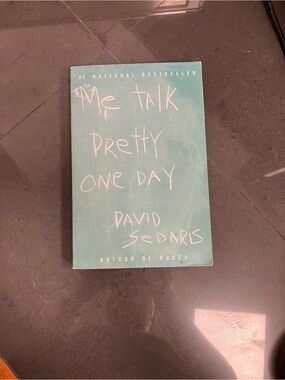3/$15 Me Talk Pretty One Day by David Sedaris - Teal Paperback